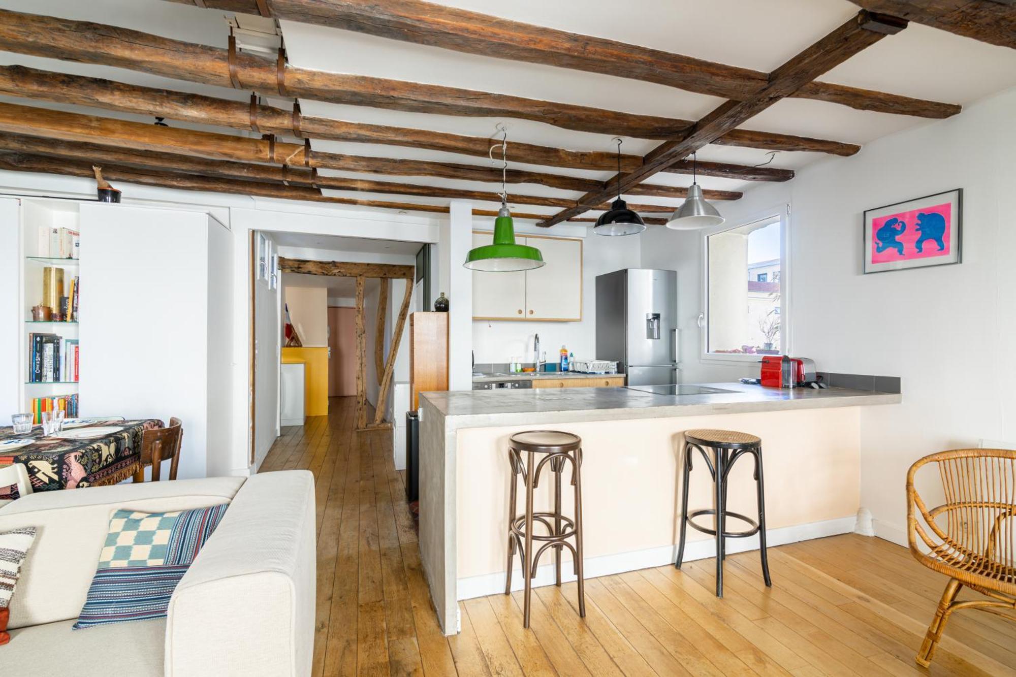 Luxurious 2 Bedroom Canal Saint Martin Saint Lazare Paris Exterior photo