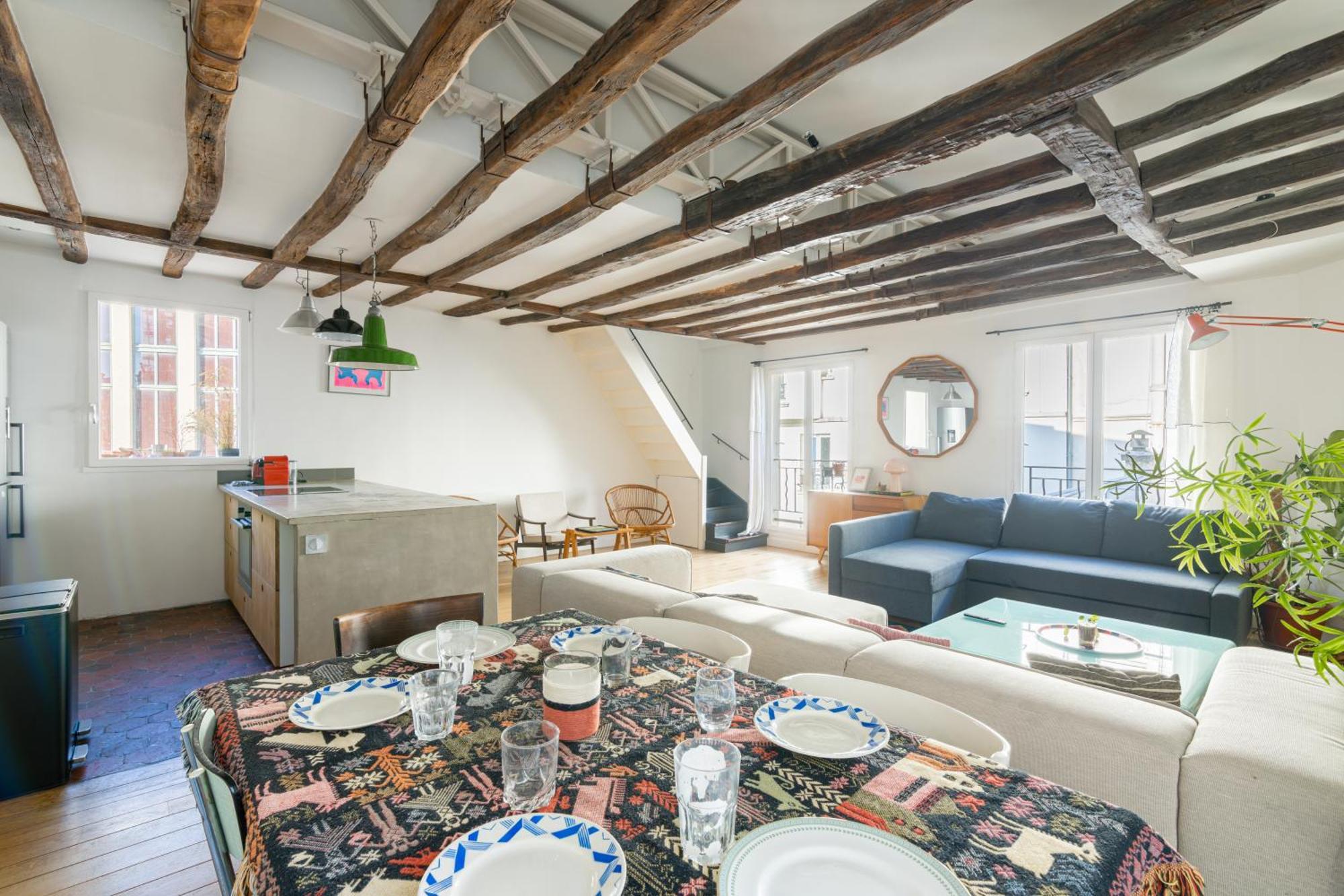 Luxurious 2 Bedroom Canal Saint Martin Saint Lazare Paris Exterior photo