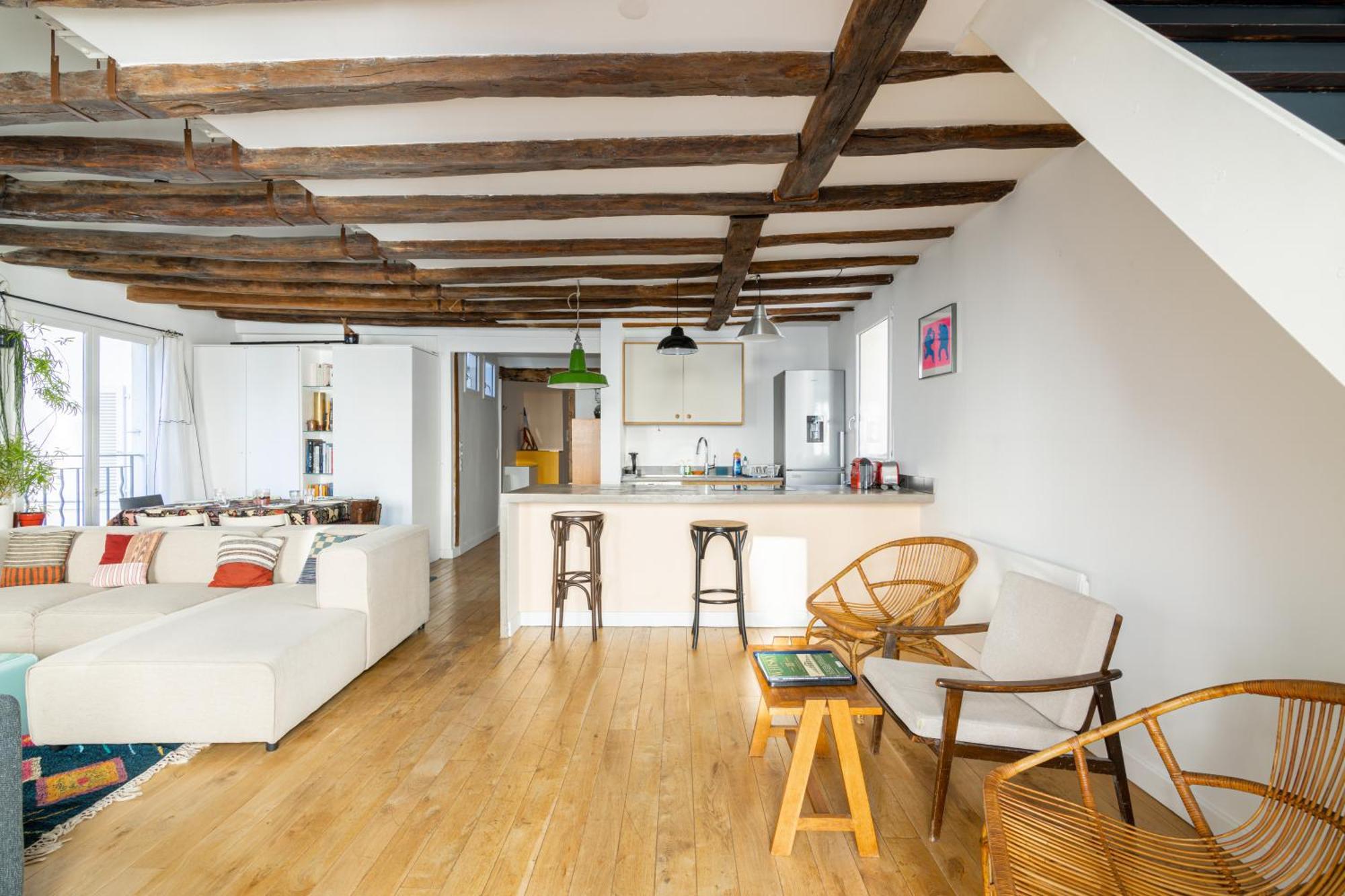 Luxurious 2 Bedroom Canal Saint Martin Saint Lazare Paris Exterior photo