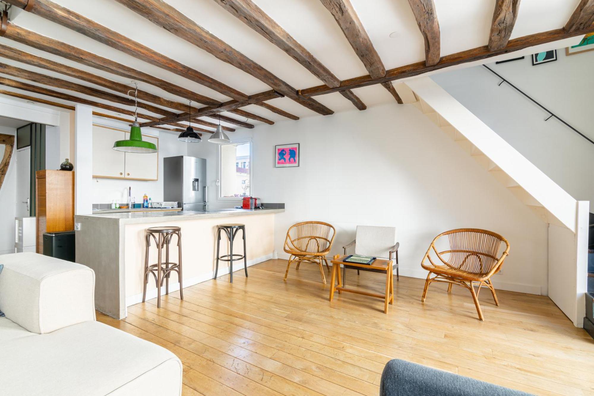 Luxurious 2 Bedroom Canal Saint Martin Saint Lazare Paris Exterior photo