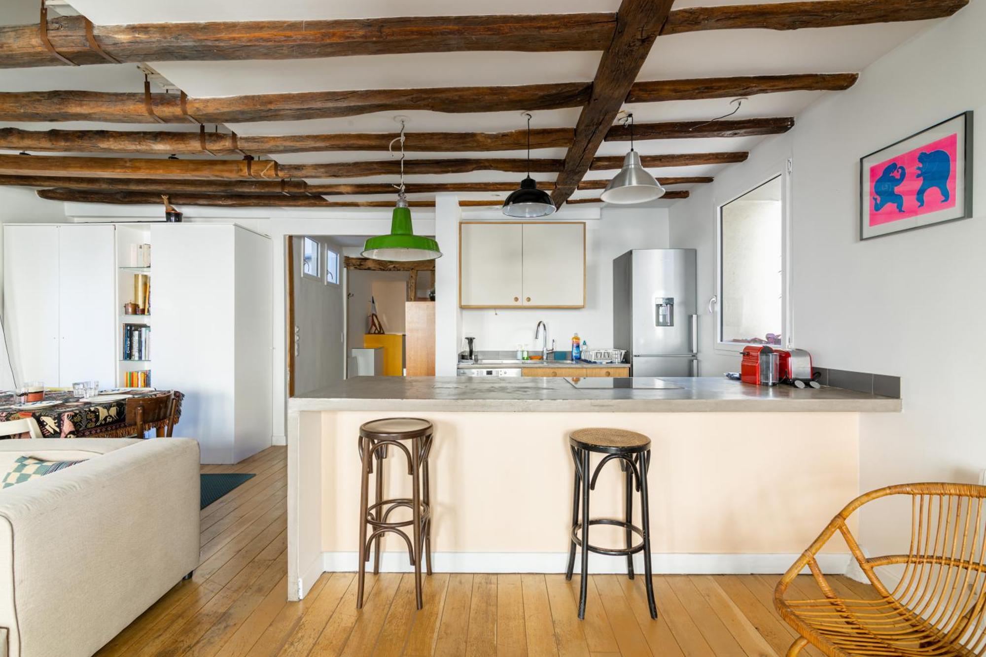 Luxurious 2 Bedroom Canal Saint Martin Saint Lazare Paris Exterior photo